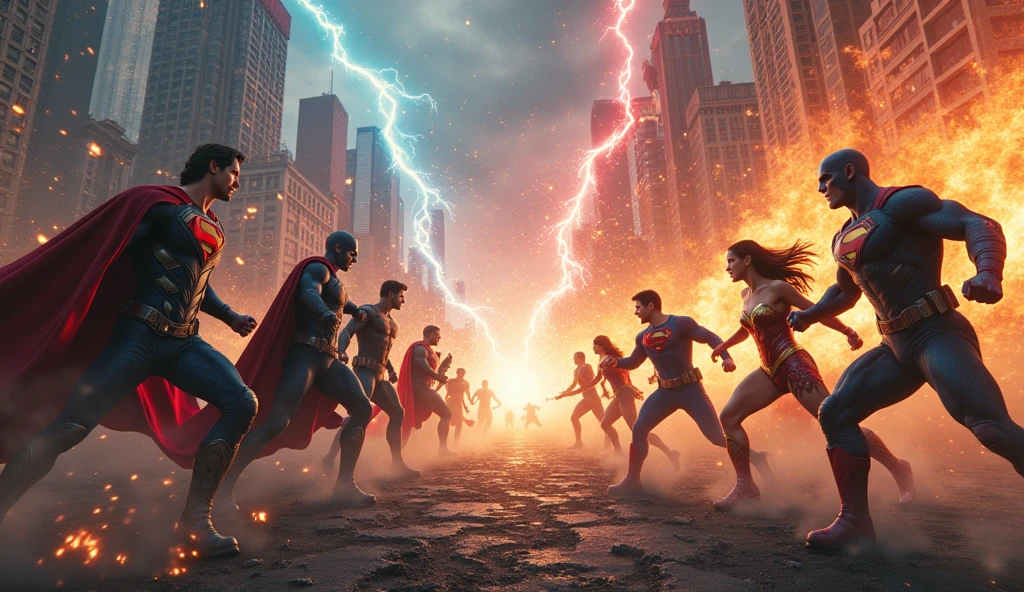 All avengers vs all dc character