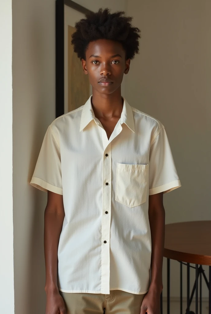 Short sleeve shirt on the selective collection theme