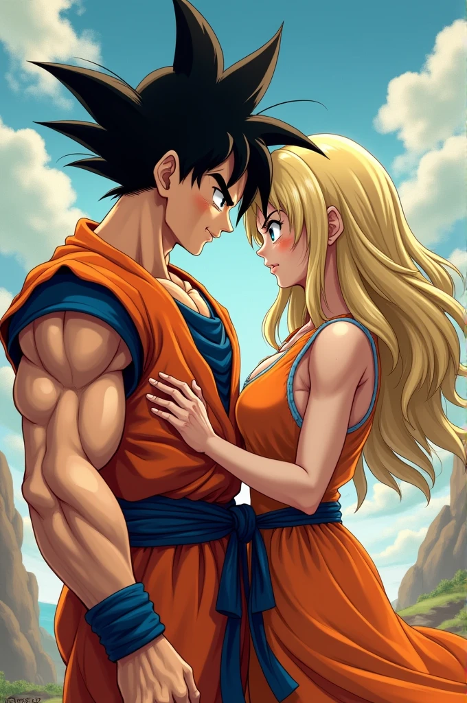 Goku with Goku wife fuck
