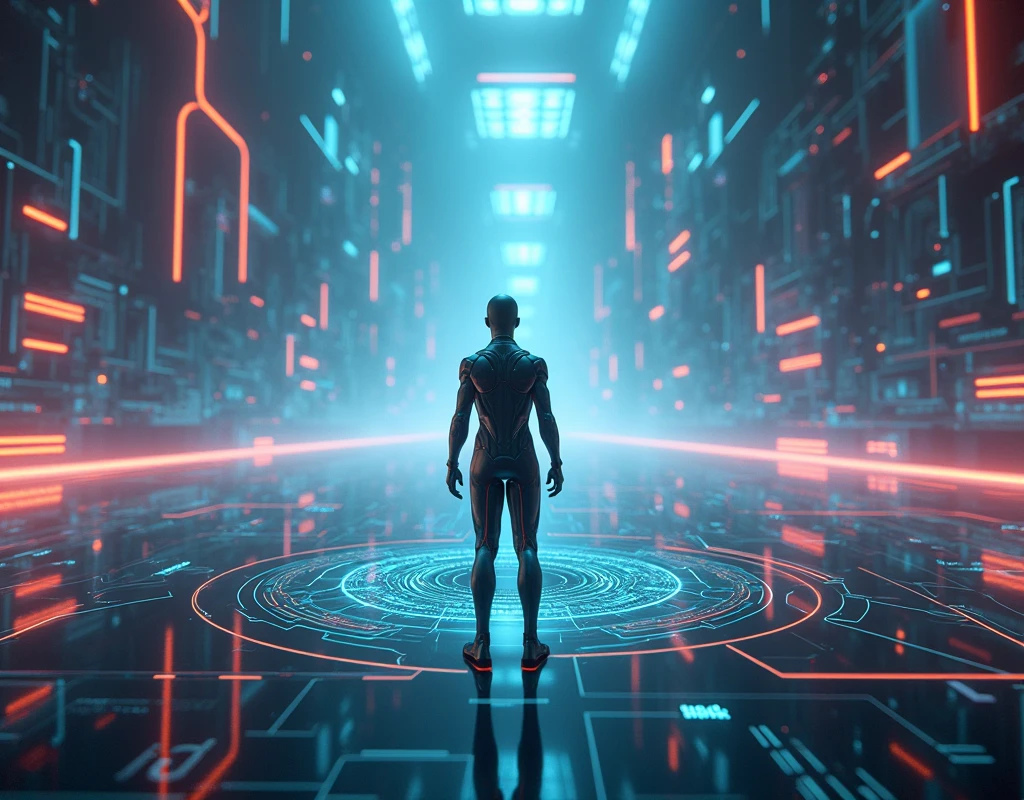 image with video game theme, with controls and rays