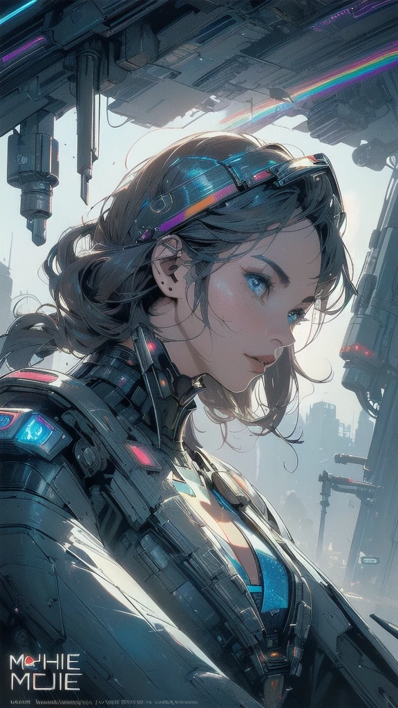 (((masterpiece, highest quality))),(((solo:1.2))),(((1girl:1.2))),32k wallpaper, very detailed, poster, vintage science fiction,(((((geometric cinematic movie poster))))), ((((bauhaus)))),(((abstract))),((((mid century modern)))),(((((portfolio))))),(((((Close-up))))),(((((bust up))))),((((more various angle)))),(((highlight))),(((complete. detailed face))),(((Extremely talented))),(((most complecated machine))),(((Overall colorfully))),((((((Absolutely simple background)))))),(((((detailed futuristic machine))))),(((Cleavage))),(((marvel super heroes))),(((rainbow color scheme)))