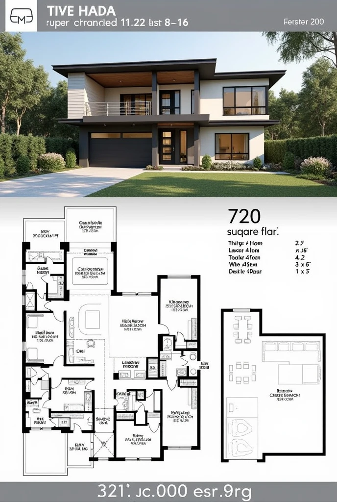 Make a house design in size 25*50