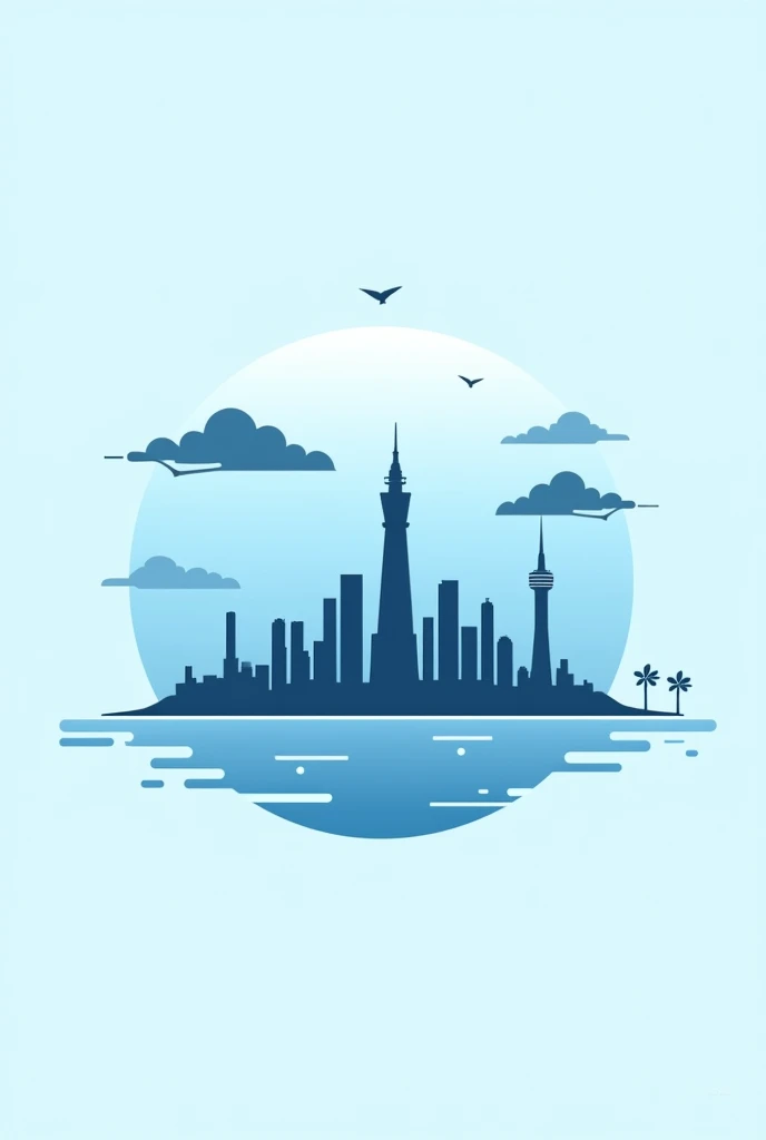 Create a logo for rp city in samp "Blue Horizon RP" In Portuguese