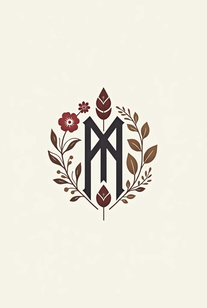 A logo that encompasses graphic design, sewing, crafts and arrangements.