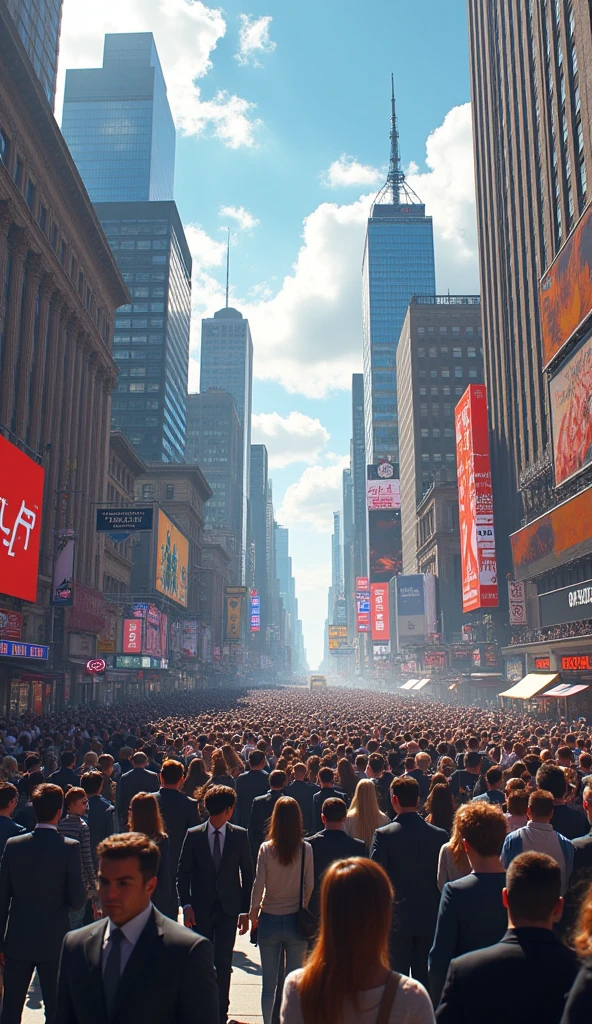 image of a crowd of people on a large street
quality,8k
