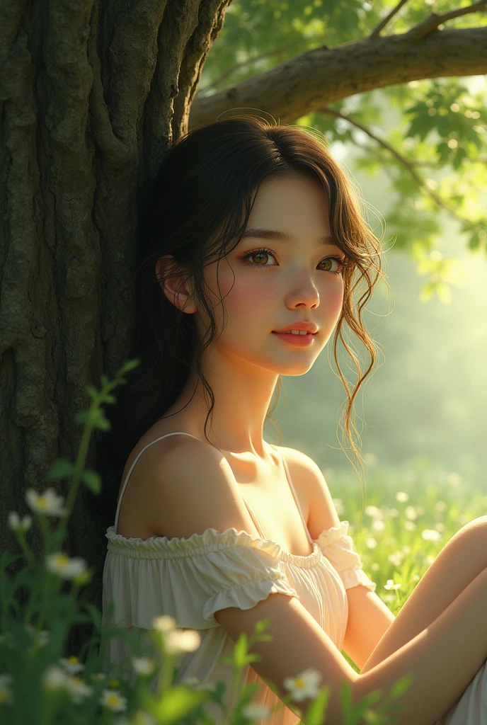 Cute girl 18 yaar tree role fass