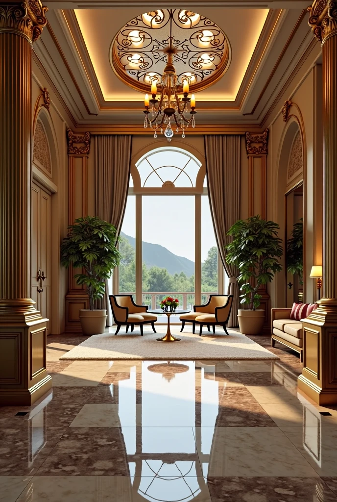Design me a house for billionaires Inside the house