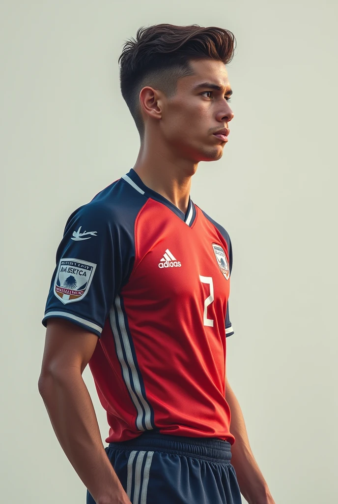 Created a player age bib 17 footballer text called QRSXGANO