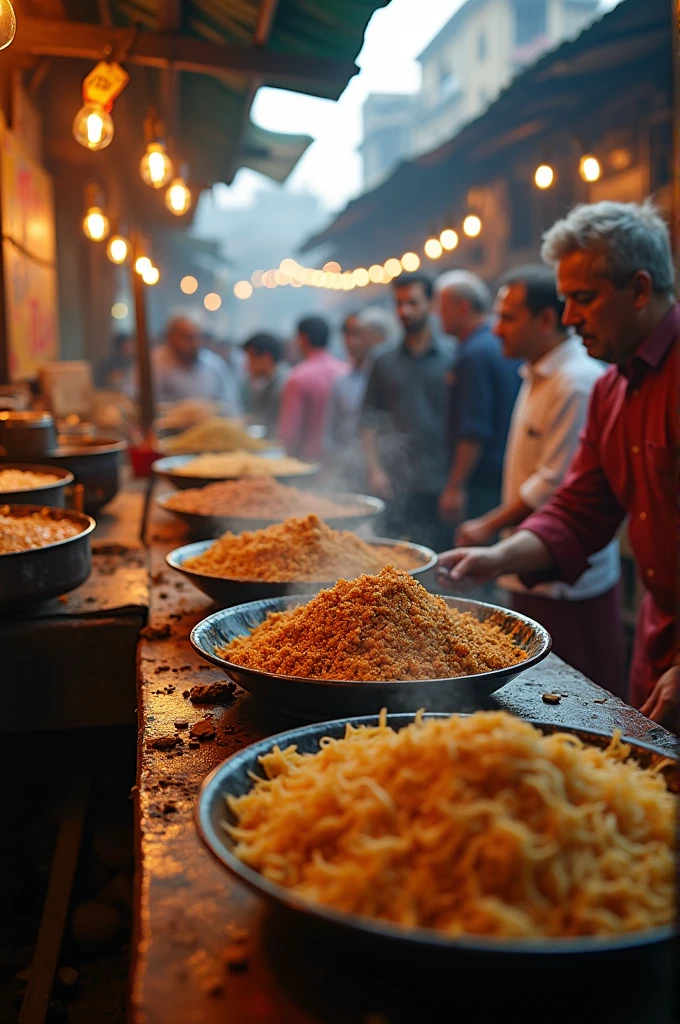 Create a photography of a Pakistan food culture