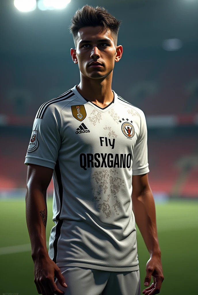 Created a player age  bib 8 footballer text called QRSXGANO