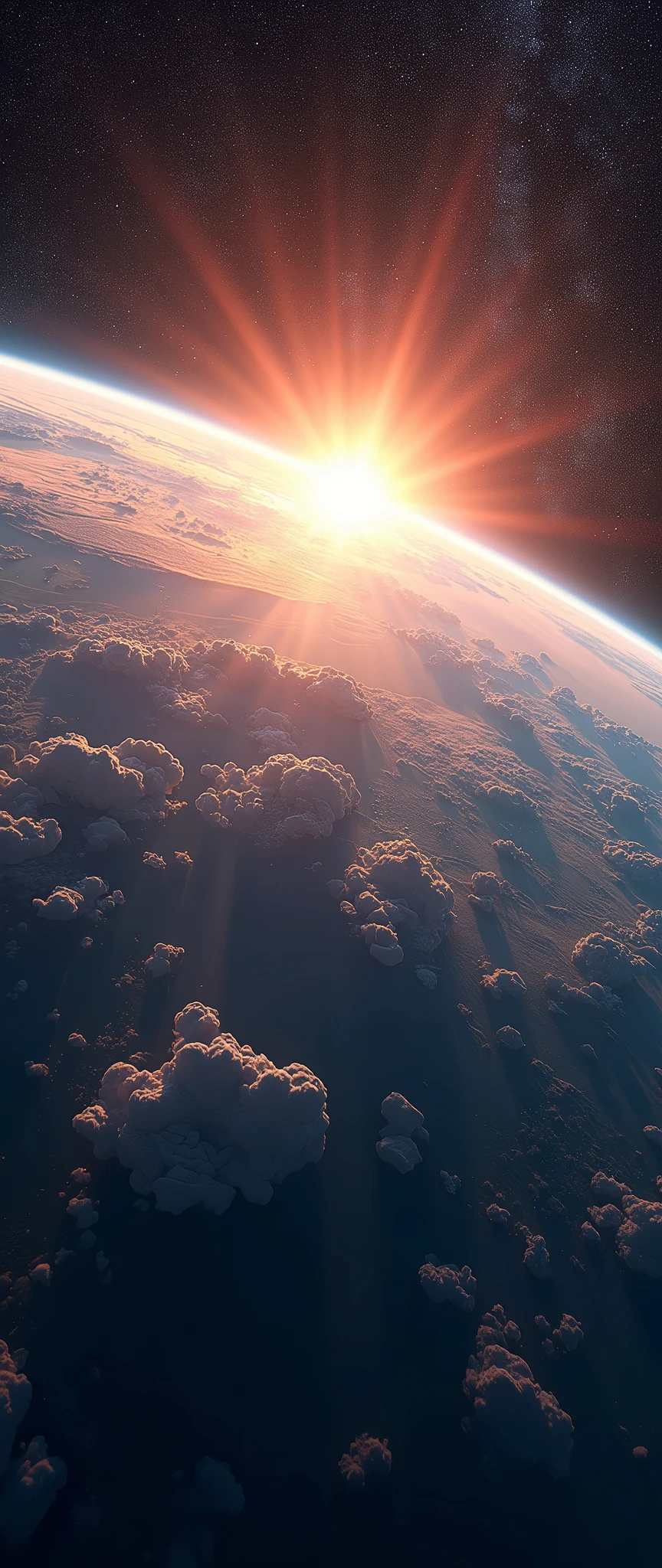 (masterpiece:1.2,Exceptional Quality,mirror-like,Cinematic Experience),8k,wallpaper,(Photographed from space:2.0),stratosphere,Beautiful sunshine,beautiful photo,(dynamic:2.0)