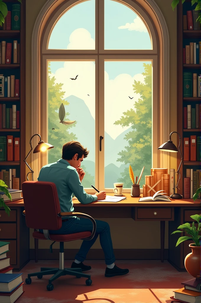 Make a fabulous wallpaper for writers