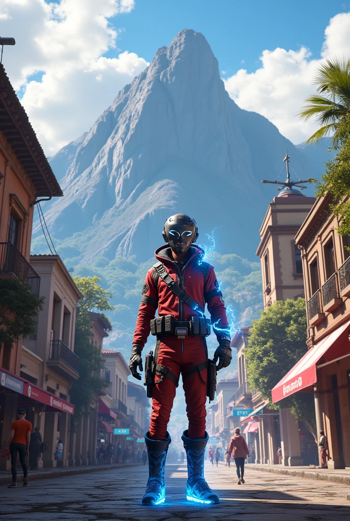 An image of the city Pasto Colombia with Mirage Apex legends