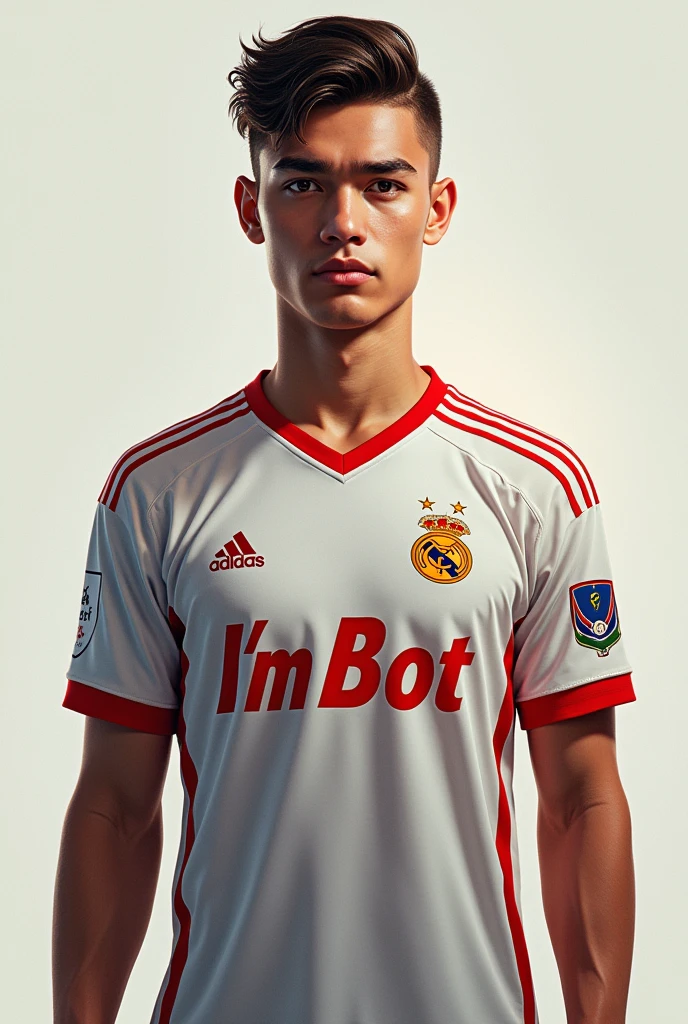 Created a player age 20 years old bib 18 footballer text called Im bot