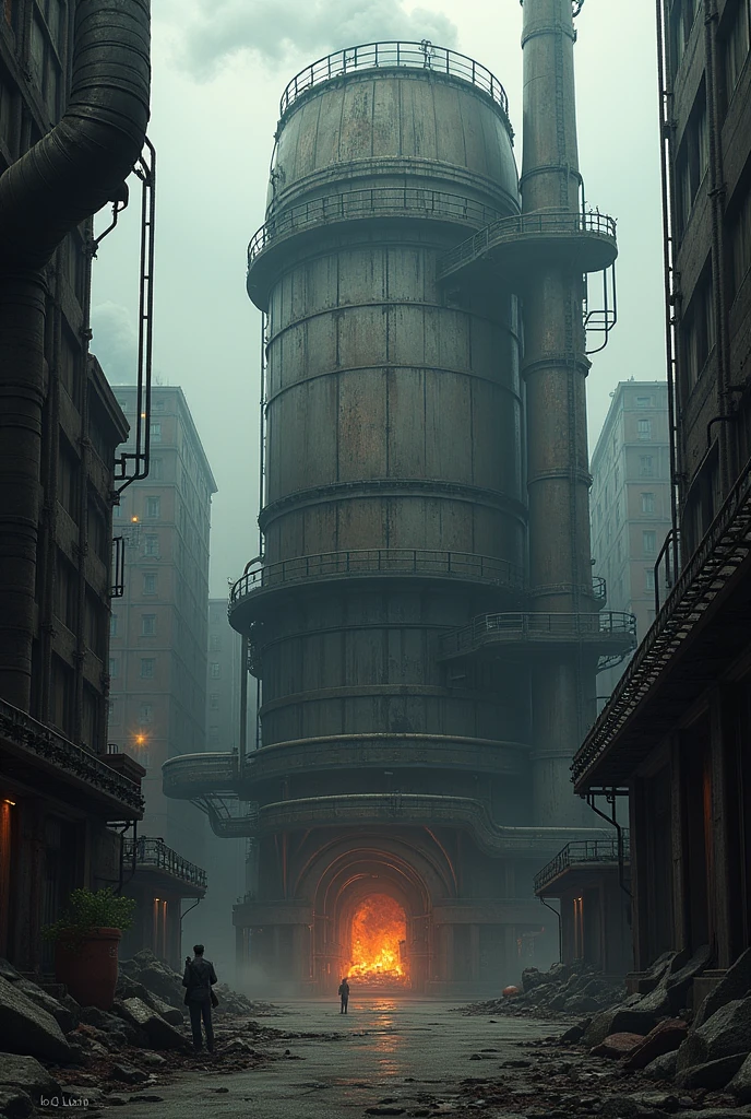An incinerator