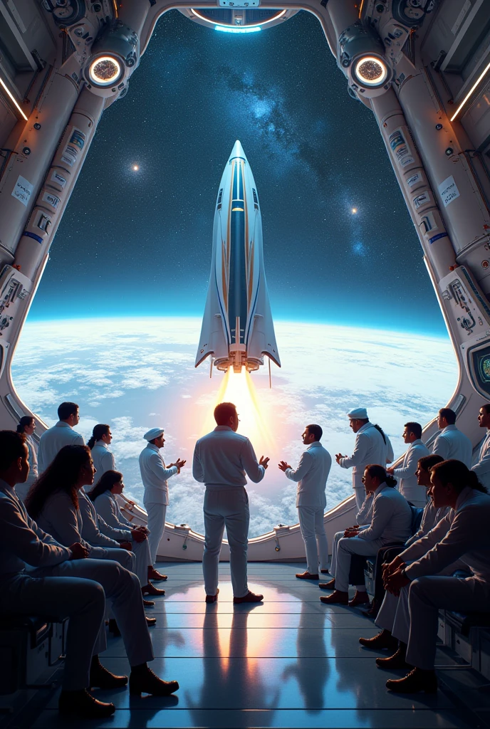 India celebrated national space day in space only space ship and Indian technology 