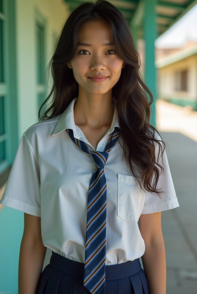 Myanmar teacher with school uniform.Look so sexy.With Big tits and big ass.