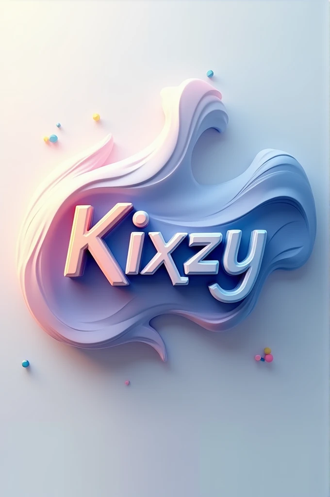 Make a fluid logo with Kixzyy writing