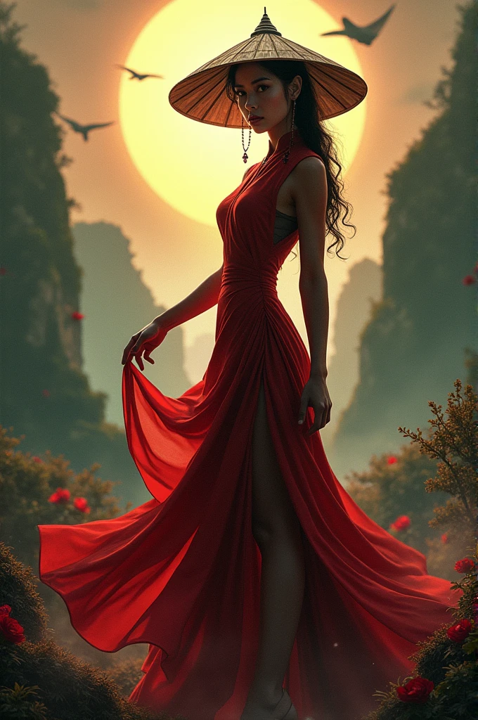 Vietnam country as a villainess 