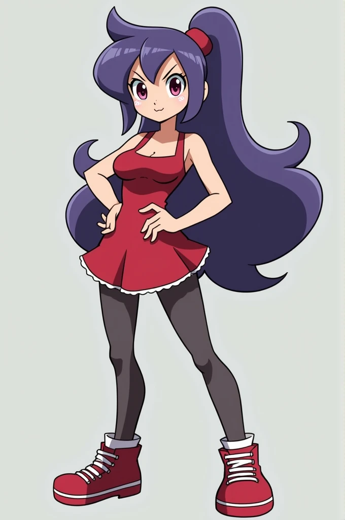 You can create an image of Jessie from Pokemon but with huge tits and ass 