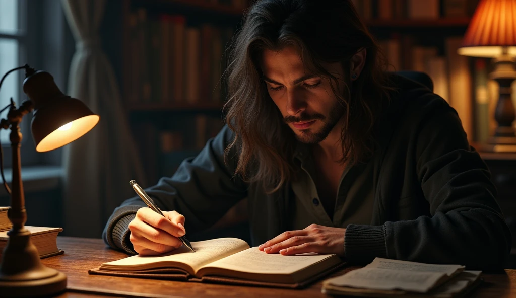 a person writing in a journal, reflecting on your emotions and limits.