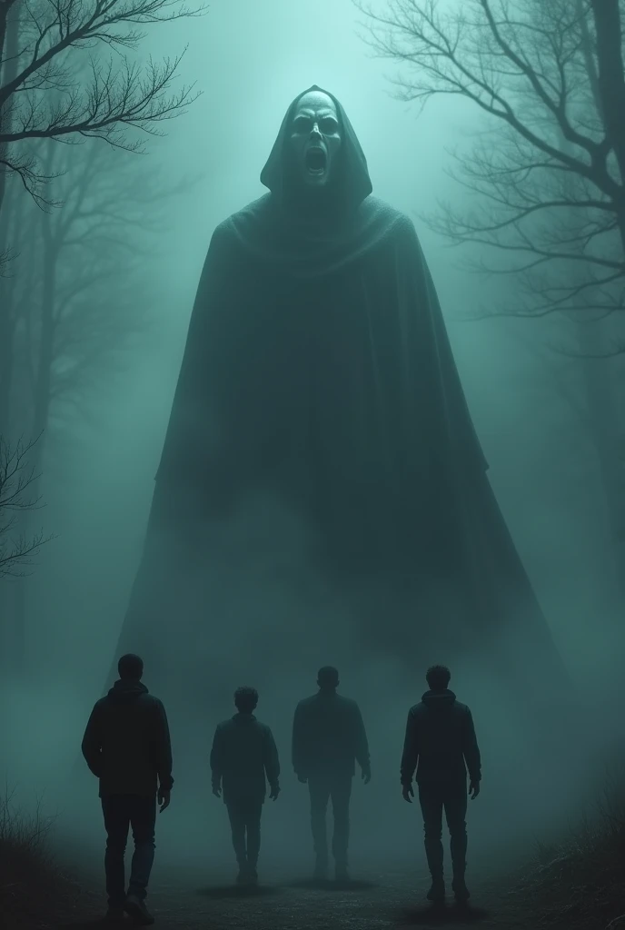As the young men approach, sir kata human lets out a terrifying scream and disappears into the mist.