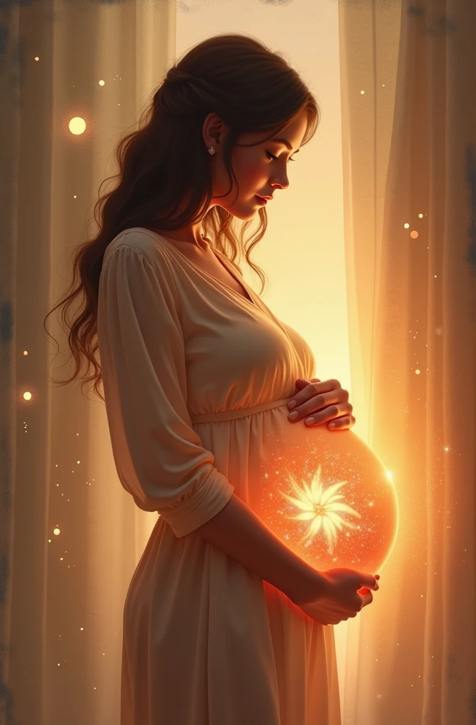 Pregnant belly