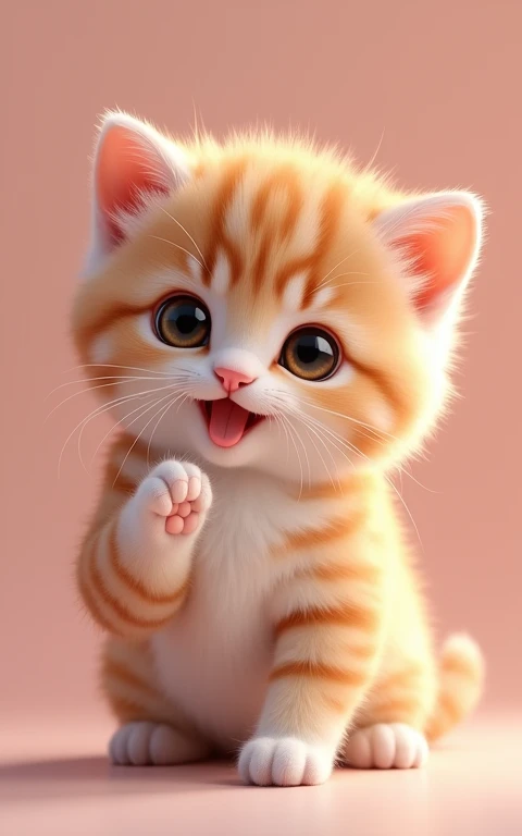 Strike a cute pose、masterpiece, Highest quality, Adorable、Cute eyes、Cute kitten、Too cute、Innocent