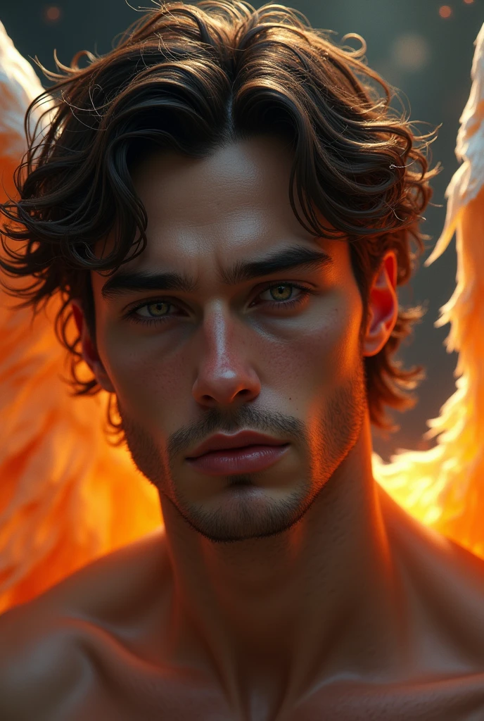 Lucifer the fallen angel beautiful close up