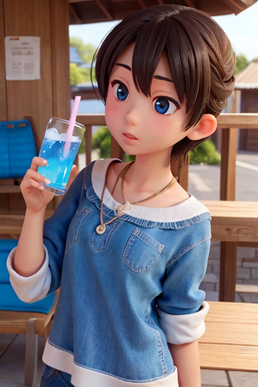 １６age、female、Drink water、
