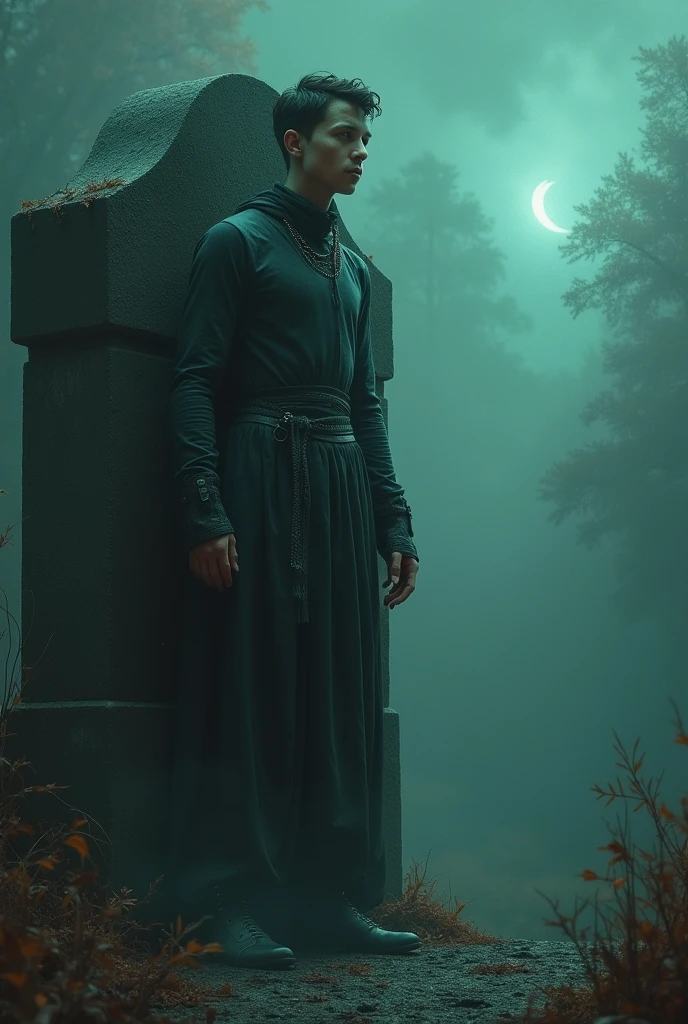 In the dream, he sees the young circuit man, who is asking him to open his grave.