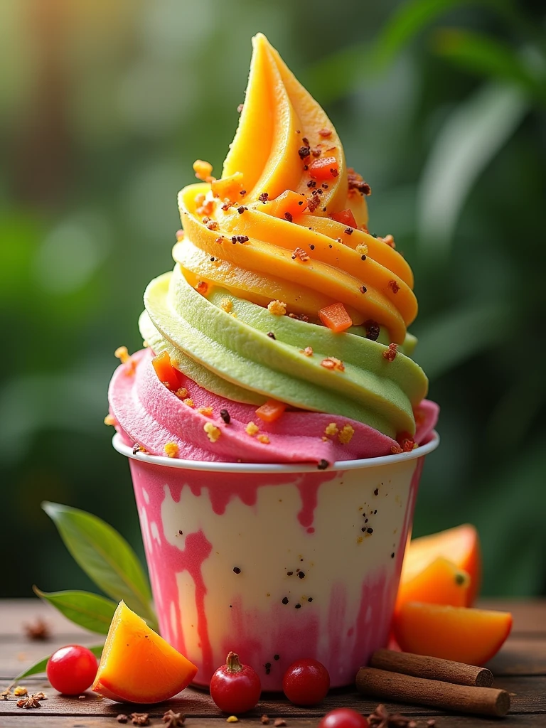 create ice cream in indonesian version