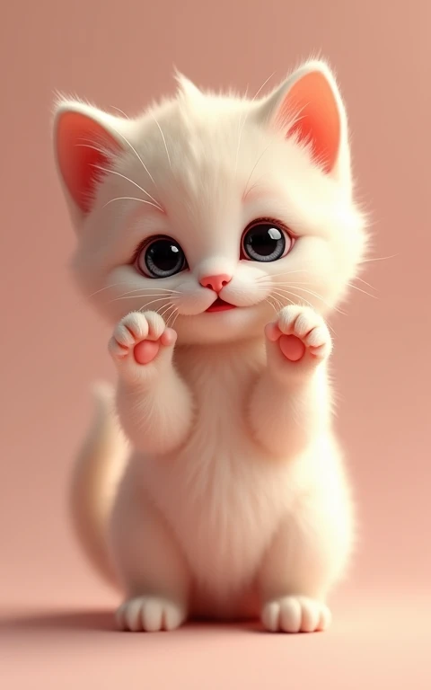 Strike a cute pose、masterpiece, Highest quality, Adorable、Cute eyes、Cute kitten、Too cute、Innocent