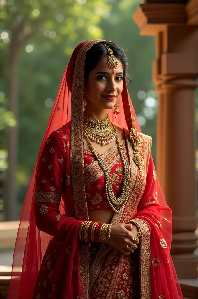 Bangladeshi bride without face