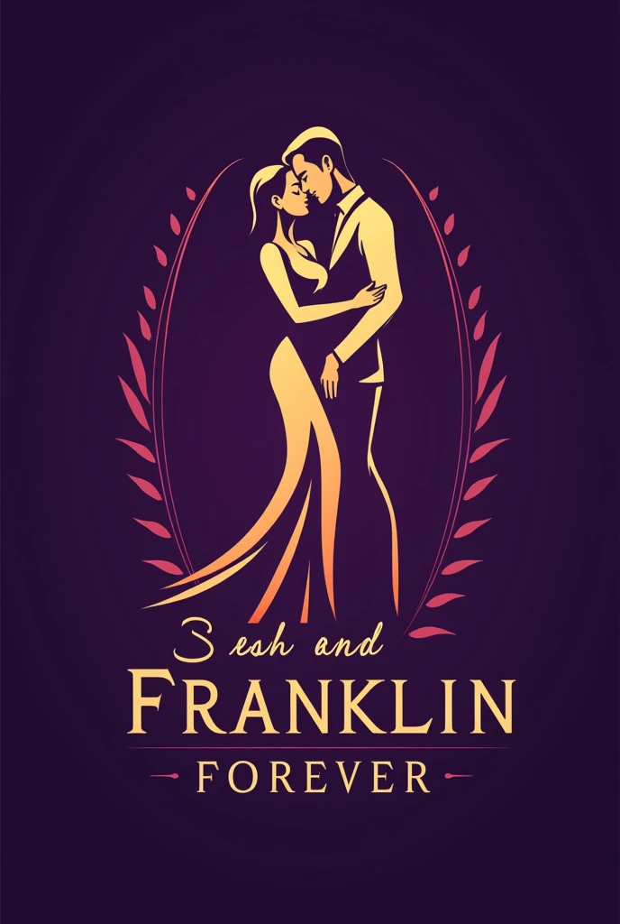 logo, purple coronation, name: "Suh and Franklin forever" one man and one woman