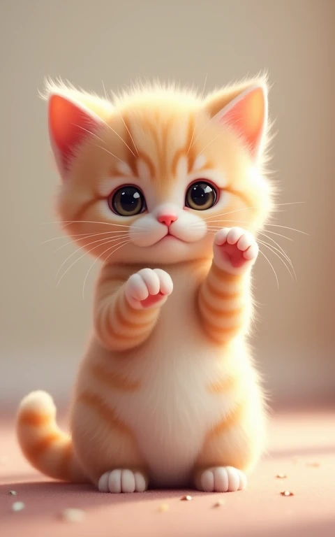 Strike a cute pose、masterpiece, Highest quality, Adorable、Cute eyes、Cute kitten、Too cute、Innocent