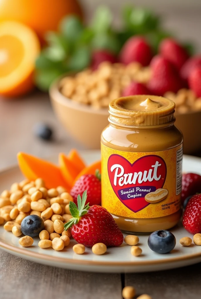 An engaging image showing Amul Peanut Spread used in a trending recipe, like a smoothie bowl or an innovative dish, with the spread prominently featured.