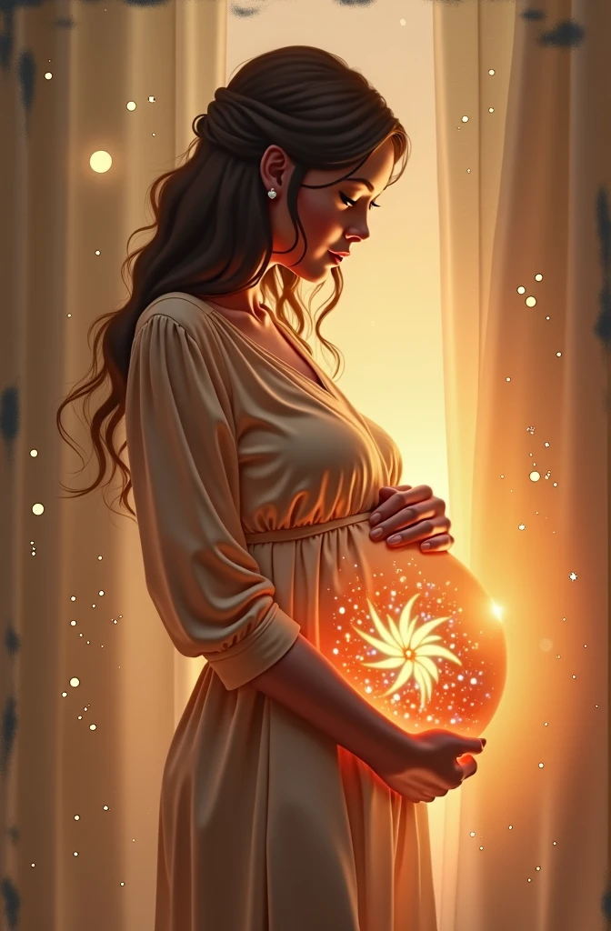 Pregnant belly
