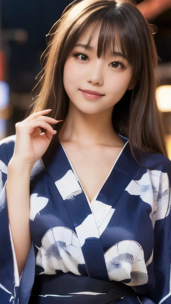Dark brown hair、Light brown eyes、Japanese actress、 Lady、I am about 40 years old..、(Intricate details:1.2)、(Which is higher???:1.4)、 (超High resolution:1.2)、超High resolution、(Fine-tune)、(Detailed faceの特徴)、Hmph、8k resolution、D cup size breasts、Long Hair、Hue、night、,Full body photo、masterpiece, (One beautiful person), Detailed eyes, Highest quality, 超High resolution, (reality、festival、Opening a store、candy stall、night、walk: 1.4), Original photo, One Girl, Cinema Lighting, standing、 Asian Beauty,  Beautiful skins, (超reality的な), (High resolution), (8k yen), (Very detailed),(Ultra-detailed), Detailed face, Fireworks display、Opening a store、yukata、Put your hair up、Japanese clothing、Hairpin、night、
