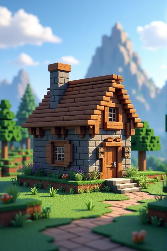 Crea una casa de minecraft