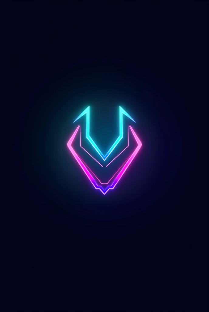 Create a vector image of a modern and dynamic gaming logo. The design should feature bold, sharp lines and a sleek, futuristic style. Incorporate elements , and use a color scheme that includes electric blues, neon greens, or vibrant purples. The logo should be versatile, easily recognizable, and suitable for use across various media."