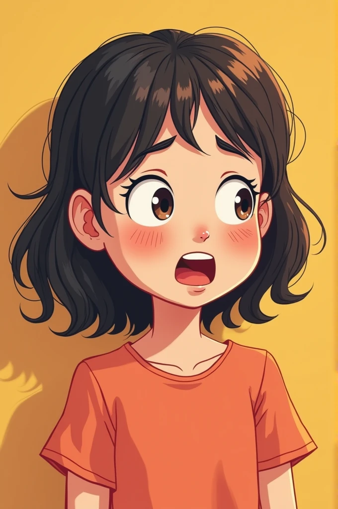 happy outside but in pain inside cartoon. show face of a girl with happy mask but the truth is she is sad