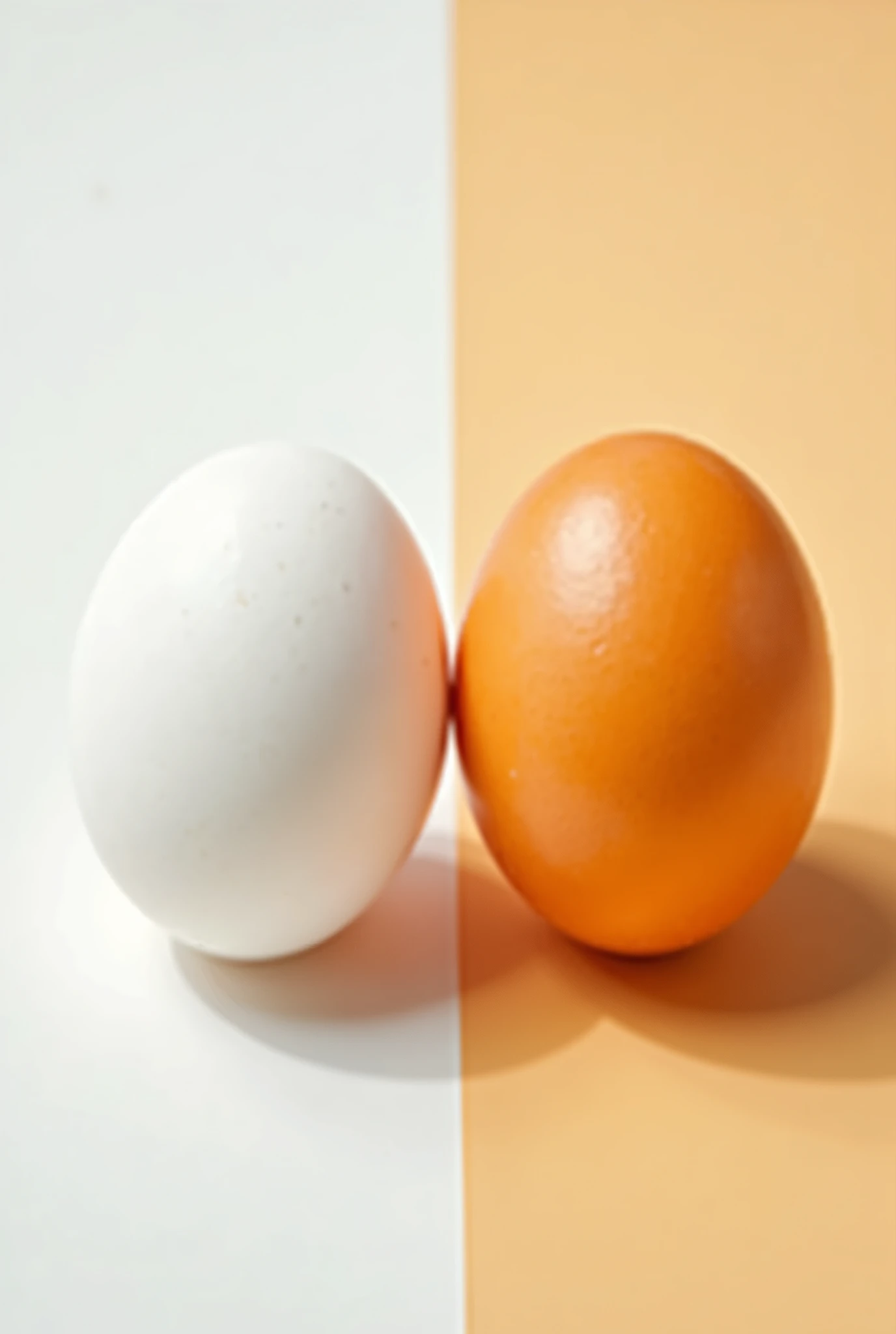 White Egg vs. Free-Range Egg Theme: Comparison between regular white eggs and free-range eggs.
Image suggestion: An image divided in half, with white eggs on one side and Label Rouge free-range eggs on the other, highlighting the difference in color and texture.
Copy: "White egg or free range egg? And Red Label, the choice is simple: more flavor, more quality, more careful."