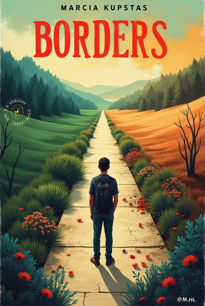 Make a cover for the book Borders by Marcia Kupstas