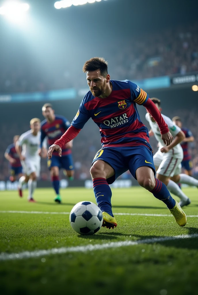 messi scoring against real madrid