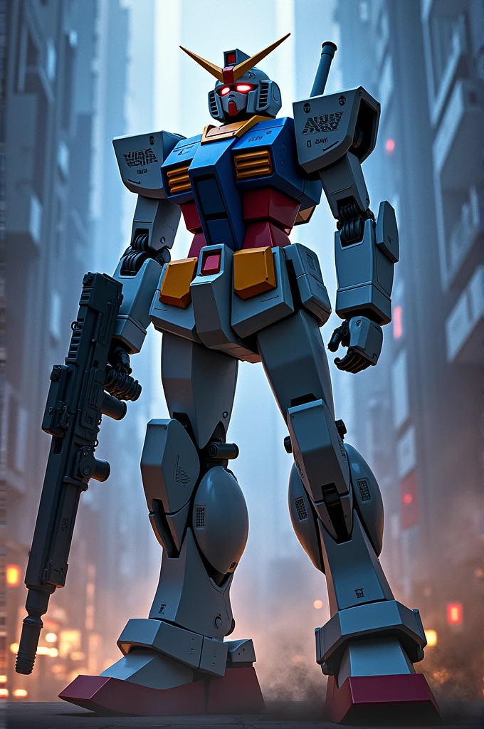 (Highest quality), Highest qualityのイラスト,Ryo Yasuhiko Japanese style illustration,future, Mobile Suit, Gundam, smoke, mechanical, Digital Sculpture, 超High resolution, Absurd, Deep shine effect, High resolution, Particles of light, Cinema Lighting, Depth of written boundary,Flare,universe space
