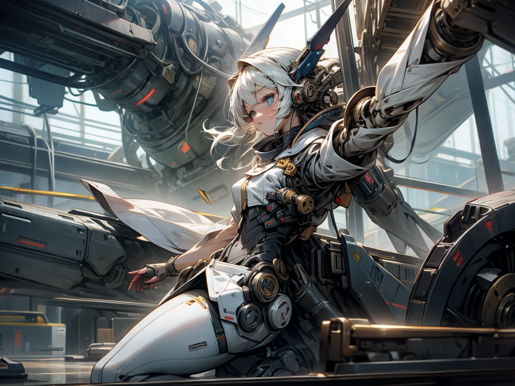 machine arm girl