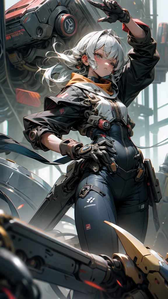 machine arm girl