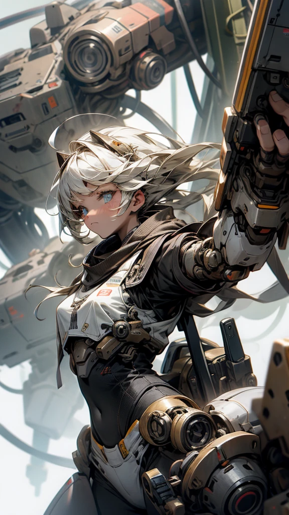 machine arm girl