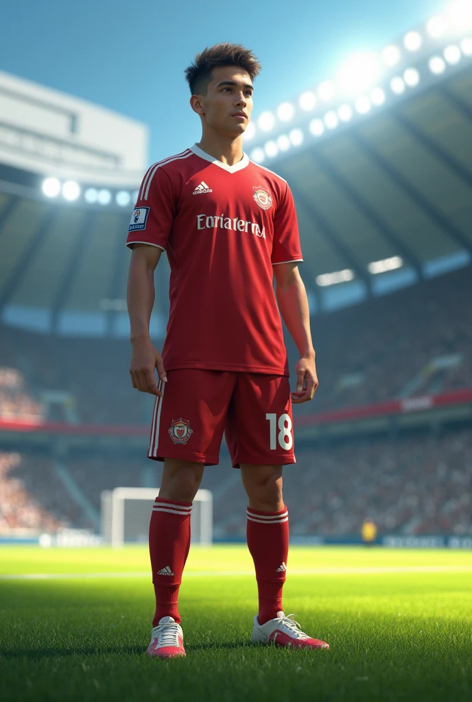 Created a player age18 footballer bib 16 text called TAHIR.ROOM
